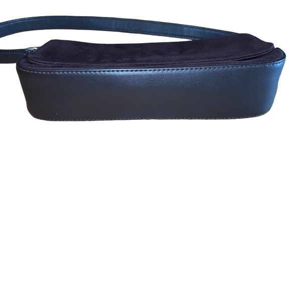 Liz Claiborne VTG Faux Suede Brown Mini Purse - Picture 6 of 7